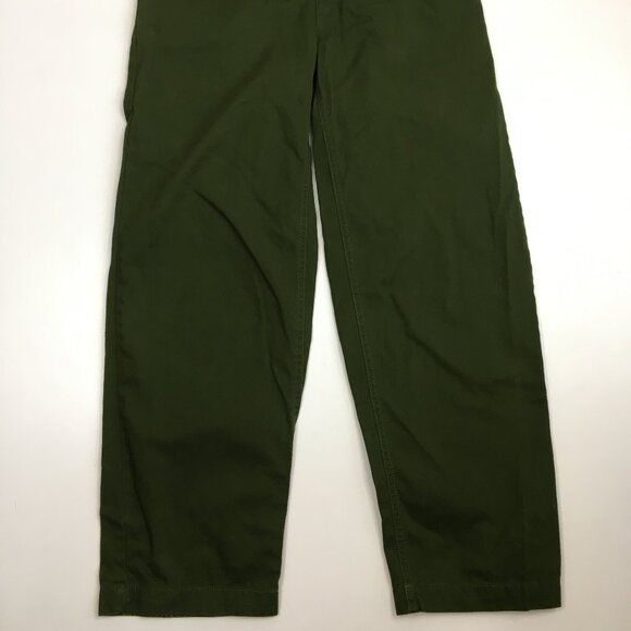 URBAN OUTFITTERS Green High Waist Adjustable Drawstring Button Fly Pant Jeans - Picture 7 of 11